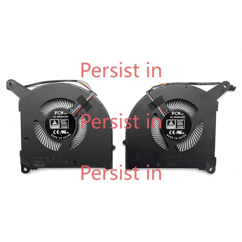 Новый вентилятор процессора и графического для Gigabyte Aero 16 17 KE5 XE5 YE5 KE4 XE4 RP86YE RP87YE5