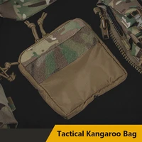v5 pc tactical vest accessories kangaroo bag velcro matte nylon fabric multi functional combination can be expanded