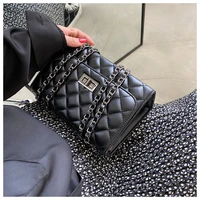 2021 new luxury women shoulder bag chain handbags pu leather crossbody bag purse fashion small flap bag solid color