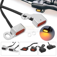 motorcycle amber led turn signal indicator light for harley softail breakout slim 00 14 dyna 99 17 sportster xl883 1200 48 96 03