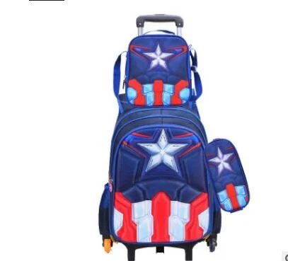 

School Rolling backpack Bag For girl Trolley Bag For boys kids trolley wheeled Backpack set Children school backpack with Wheels