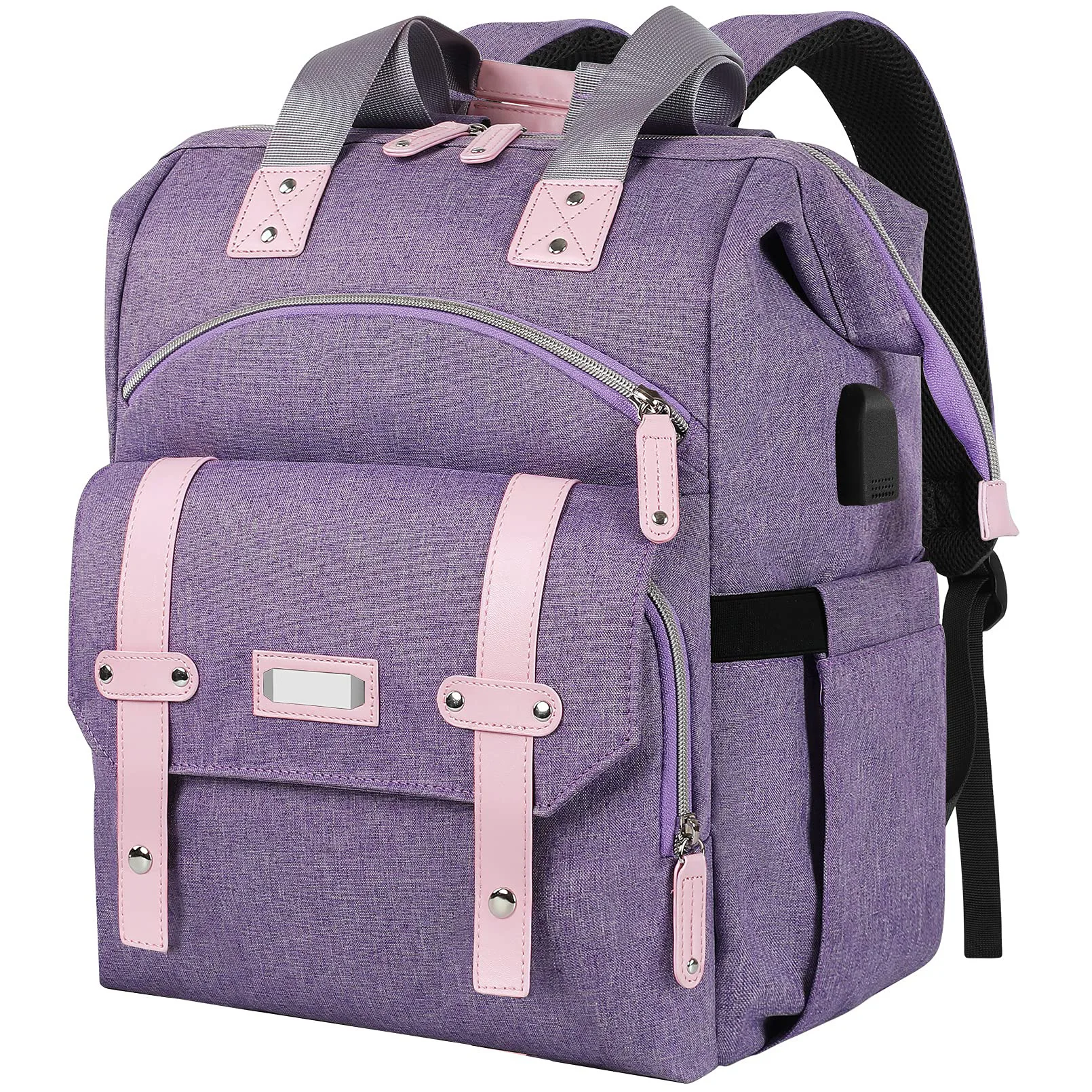 

Women's New High Capacity Backpack Laptop Backpack Mother and Child Bag Portable Anti Theft Mommy Bag Tablet Computer Bag