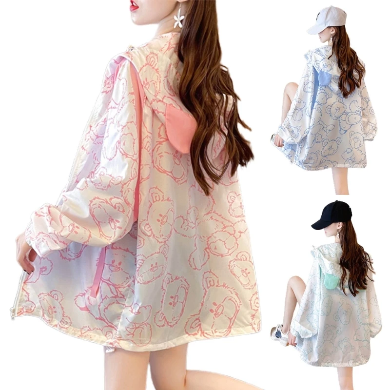 

New style Sunscreen Blouses Daily Office Home Women Clothing Summer Sun-proof Cloth