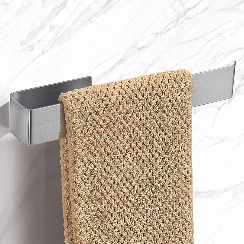 

Hand Towel Rail Hand Towel Ring Wall Mounted Stainless Steel Brushed Bath Towel Holder Bathroom Kitchen