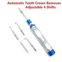 dental automatic teeth crown remover adjustable 4 shifts manual crown remover stainless steel dentist lab teeth restoration tool