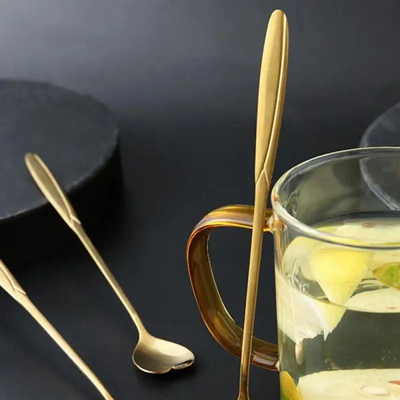 Ложка для смешивания из нержавеющей стали с длинной ручкой