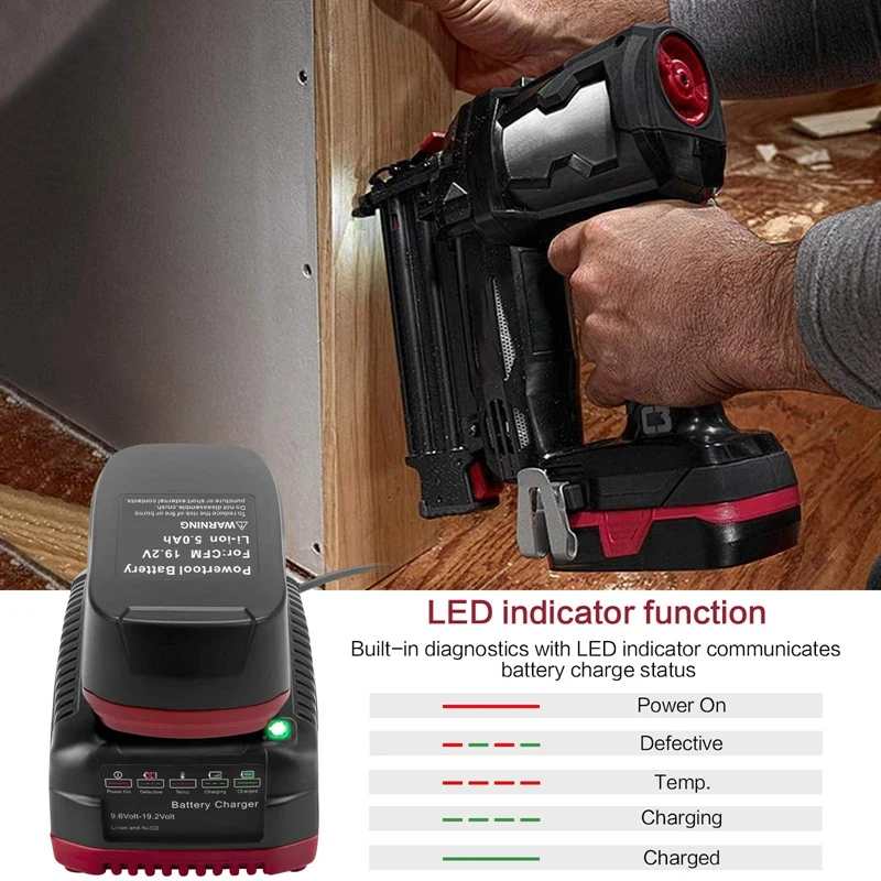 Замена зарядного устройства C3 19 2 В для литиевой и Ni-Cad батареи Craftsman 315.PP2010 315.PP2011