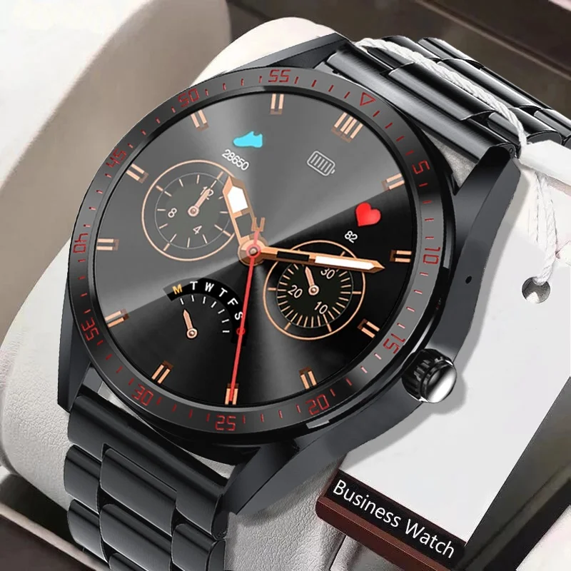

1.39inch AMOLED smart watch 454*454 screen Always display the time bluetooth call local music Weather smartwatch for men Android