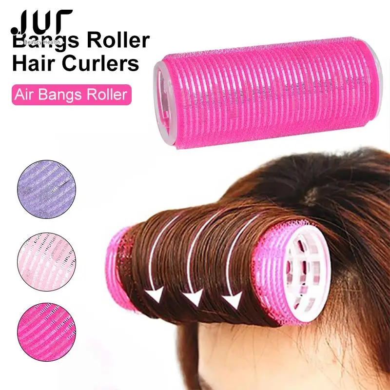 

Hair Rollers Curlers Self Grip Holding Self-Adhesive Sticky Hairdressing Lazy Silk Ribbon Heatless Rod Headband Hair Styling