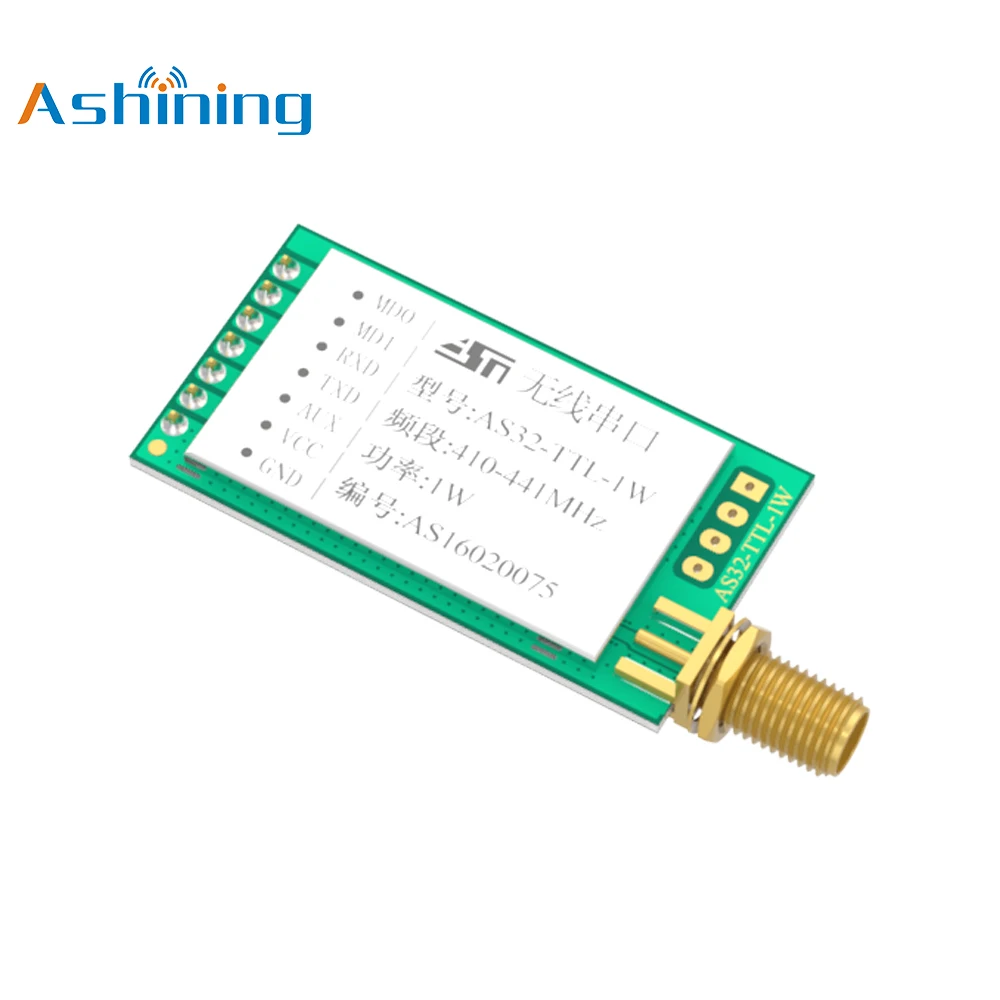 Ashining Long range 8KM Transceiver High Power RF Wireless Transmitter Module 433mhz LORA Module