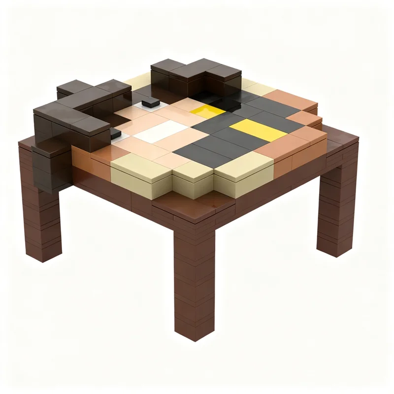 Фото 364 детали MOC GeminiTay S Impulse Pizza Hermitcraft My World: Конструктор-модель, архитектурная игрушка, идея для рождественского подарка, развивающая игрушка №2
