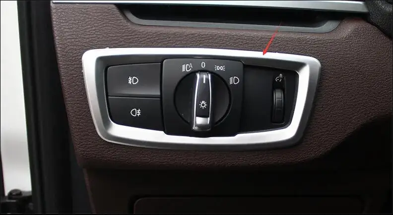 

Кнопки для регулировки автомобильной фары, рамка для BMW X1 X2 2018, аксессуары для стайлинга автомобиля