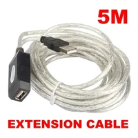 5m usb extension cable active extension repeater cable adapter with chip usb2 0