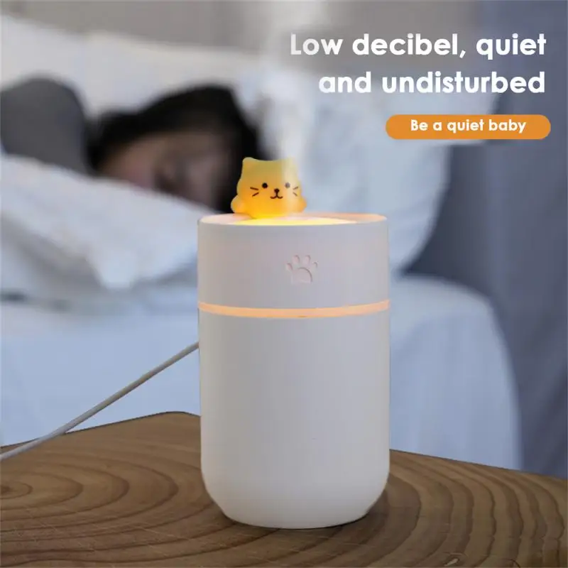 

With Night Light Cold Mist Diffuser Indoor Air Atomization Humidifier Portable With Colorful Atmosphere Light Intelligent