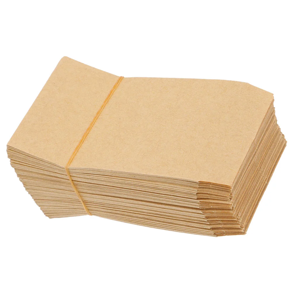 

100 Pcs Wheat Corn Corns Bag Vintage Kraft Paper Bags Multi-functional Kraft Paper Pouches Corn Packaging Storage Bag