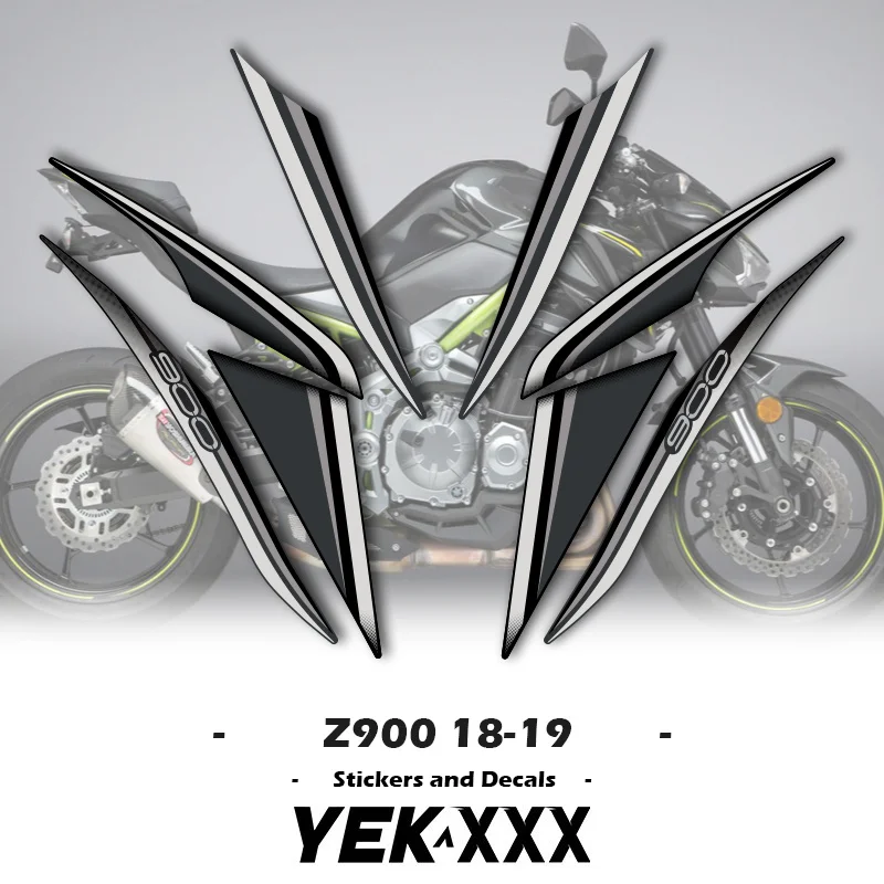 Для Kawasaki Z900 2018-2019 новый металлический цвет OEM реплика наклейки на обтекатель мотоцикла 18-19 полные наклейки на автомобиль (art.: 3920ca8529786) - 3920ca8529786