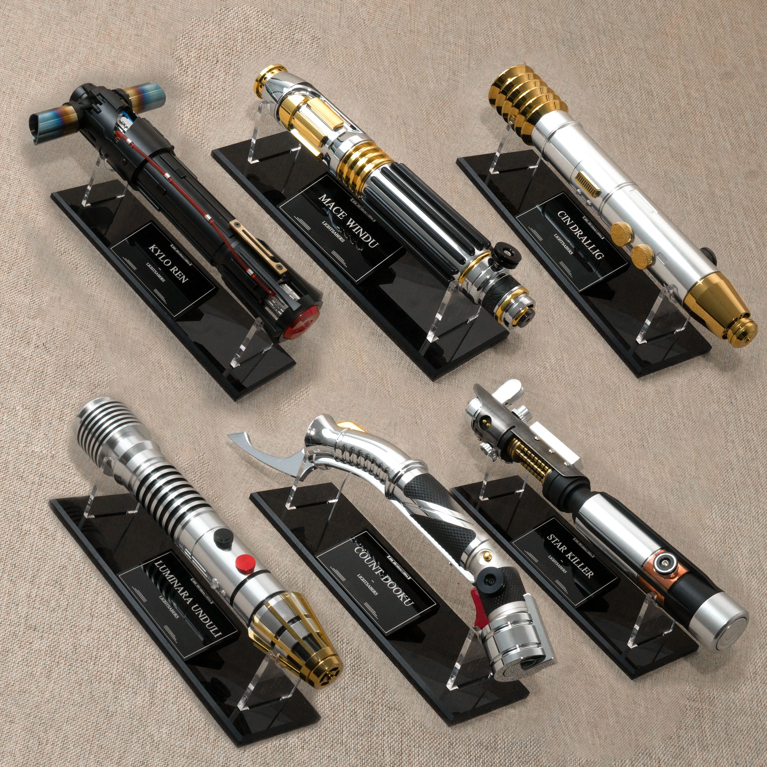 СЧЕТКА DOOKU KYLO REN MACE WINDU FALLEN ORDER SURVIVOR Коллекция светового меча витрина тарелка с