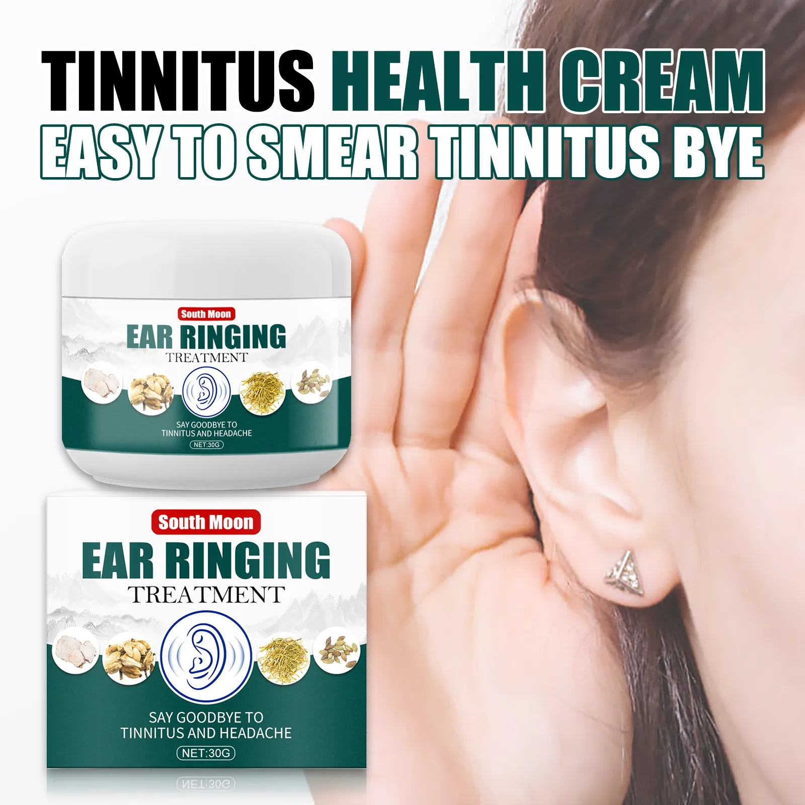 

Tinnitus Health Cream Relieve Ear Pain Tinnitus Treatment Health Care For Tinnitus Deafness Sore Ear Cleaner earwax removal tool