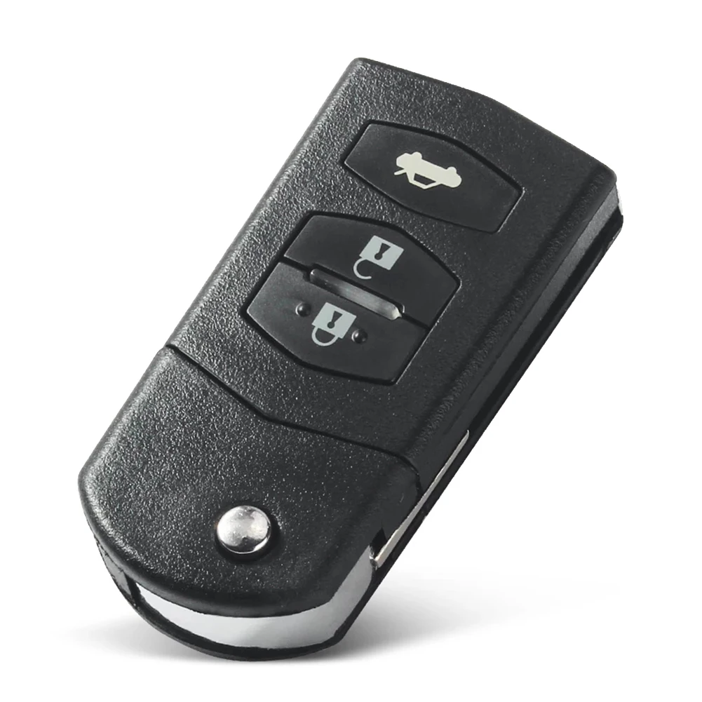 3-кнопочный откидной автомобильный дистанционный ключ 4D63 чип для SKE126-01 MAZDA 2 M2 Demio/3