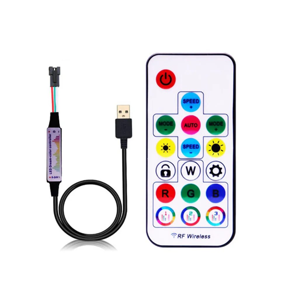

RGB-контроллер WS2811 WS2812B 14/17/21 клавиш