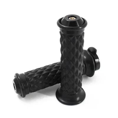 

Новый универсальный 7/8 ''22 мм противоскользящий винтажный мотоцикл Cafe Racer ремонт мотоциклетные резиновые ручки с Blance Block
