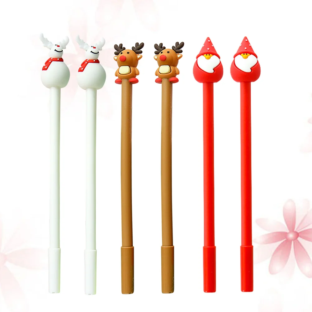 

6 Pcs Lovely Pens Portable School Supplies Writing Pens Students Stationery for Festival