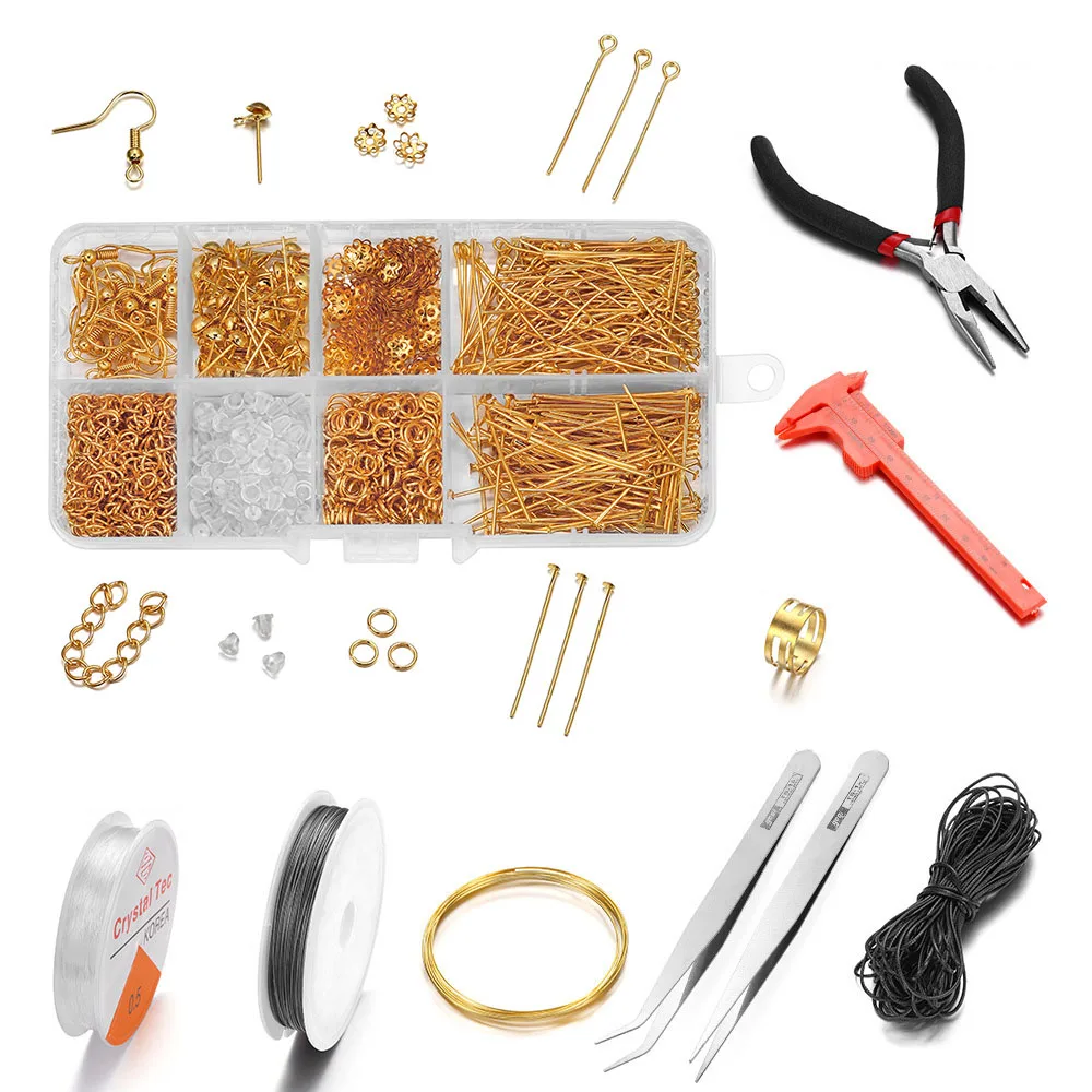 

Инструменты для изготовления ювелирных изделий со стандартными плоскогубцами, пинцет с открытым соединительным кольцом и проволокой, суппорт, аксессуары для сережек «сделай сам», крючок для сережек