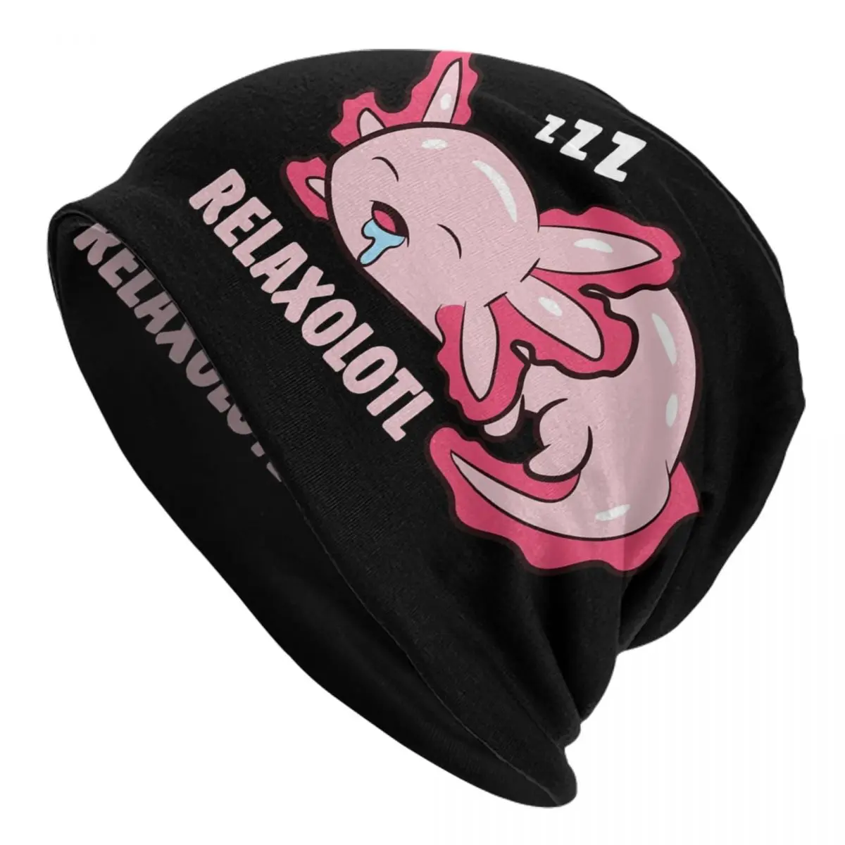 

Axolotl Lover Cap Mexican Salamander Relaxolotl Vintage Adult Outdoor Skullies Beanies Hats Summer Warm Dual-use Bonnet Knit Hat