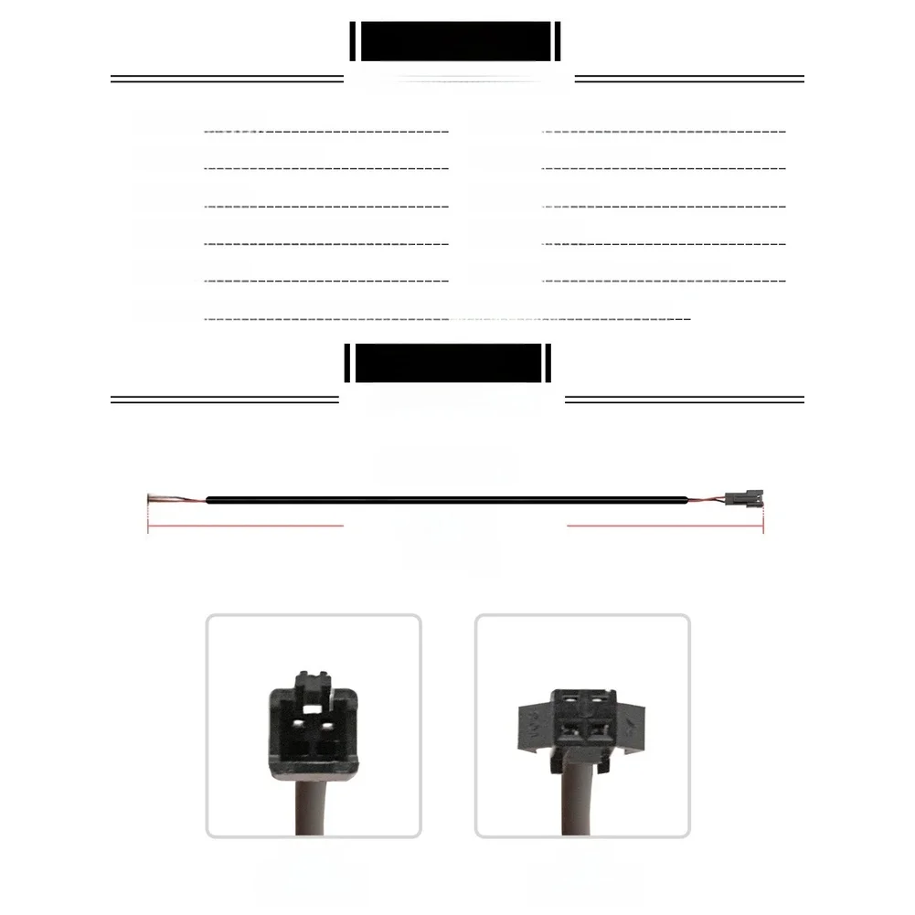 Фото SM 2A к SM 2Y 2-контактный разъем для удлинительного кабеля для E 100 см, для электровелосипедов, для электронных тормозов, для электромобилей, для датчиков и сенсоров. №4