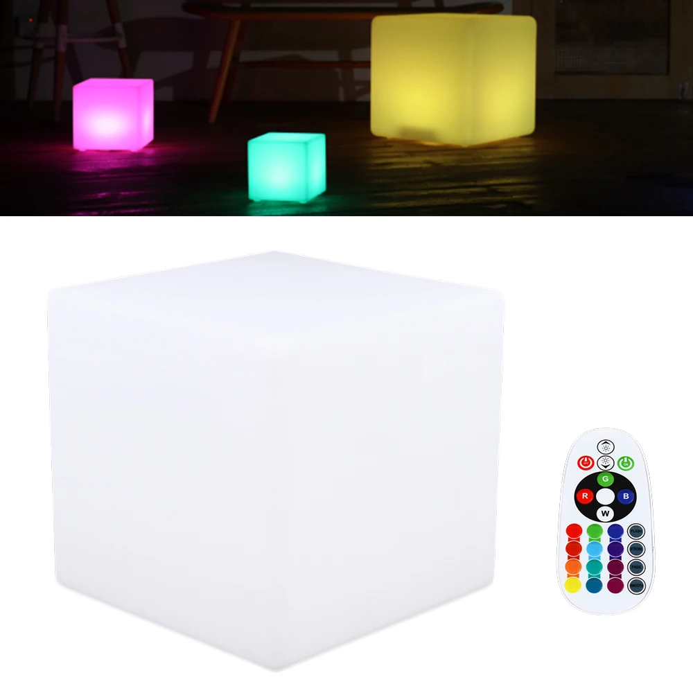 

LED Cube Light for Bar, Hotel, Ktv, Club, Auto Show, Stall, Western Restaurant, Bedroom, Lawn, Pool, Etc, 10"