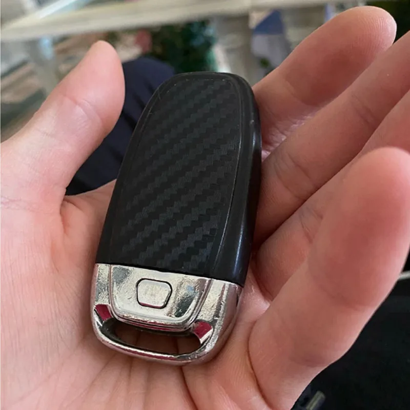 My good Автомобильная наклейка из углеродного волокна для защиты автомобильных ключей для Audi A4 A6 RS4 A5 A7 A8 S5 RS5 Q5 S5 S6 аксессуары для ремонта умных ... (art.: 3920be3536bc3) - 3920be3536bc3