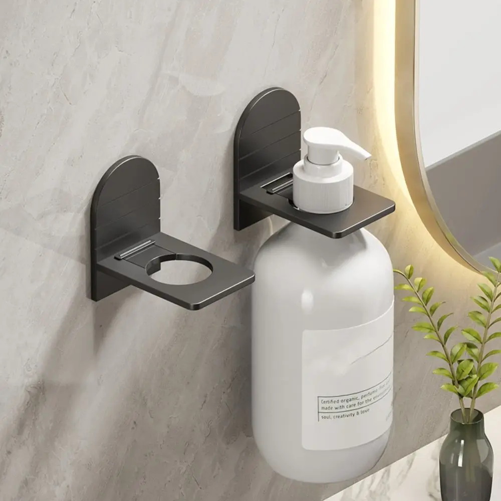 

Shelves Self-Adhesive Shampoo Holder Organizer Bathroom Hook Of Bottle Liquid Metal Shower Punch Gel Free Shelf Bottle Shelf