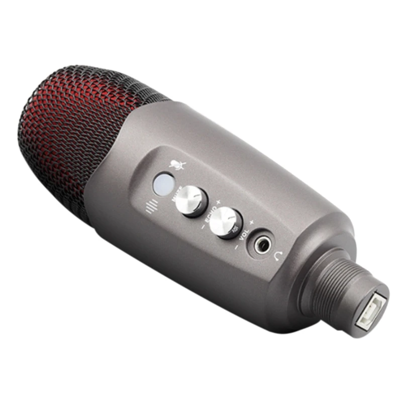 

USB Microphone Anti-Interference Magnetic Ring Anti-Current Microphone For Streaming Podcasting Household Pc Game