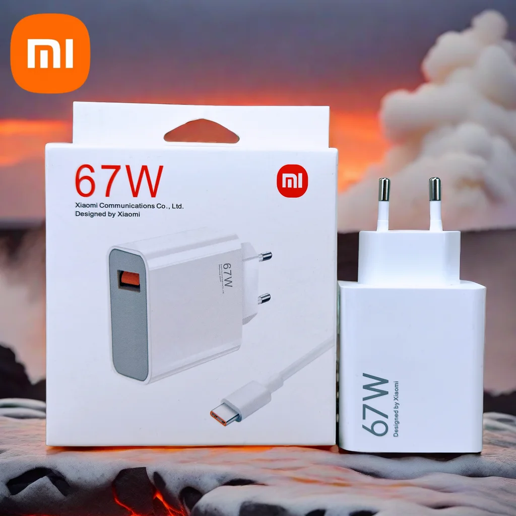 Оригинальное Быстрое Зарядное Устройство Xiaomi 67 Вт С Турбозарядкой