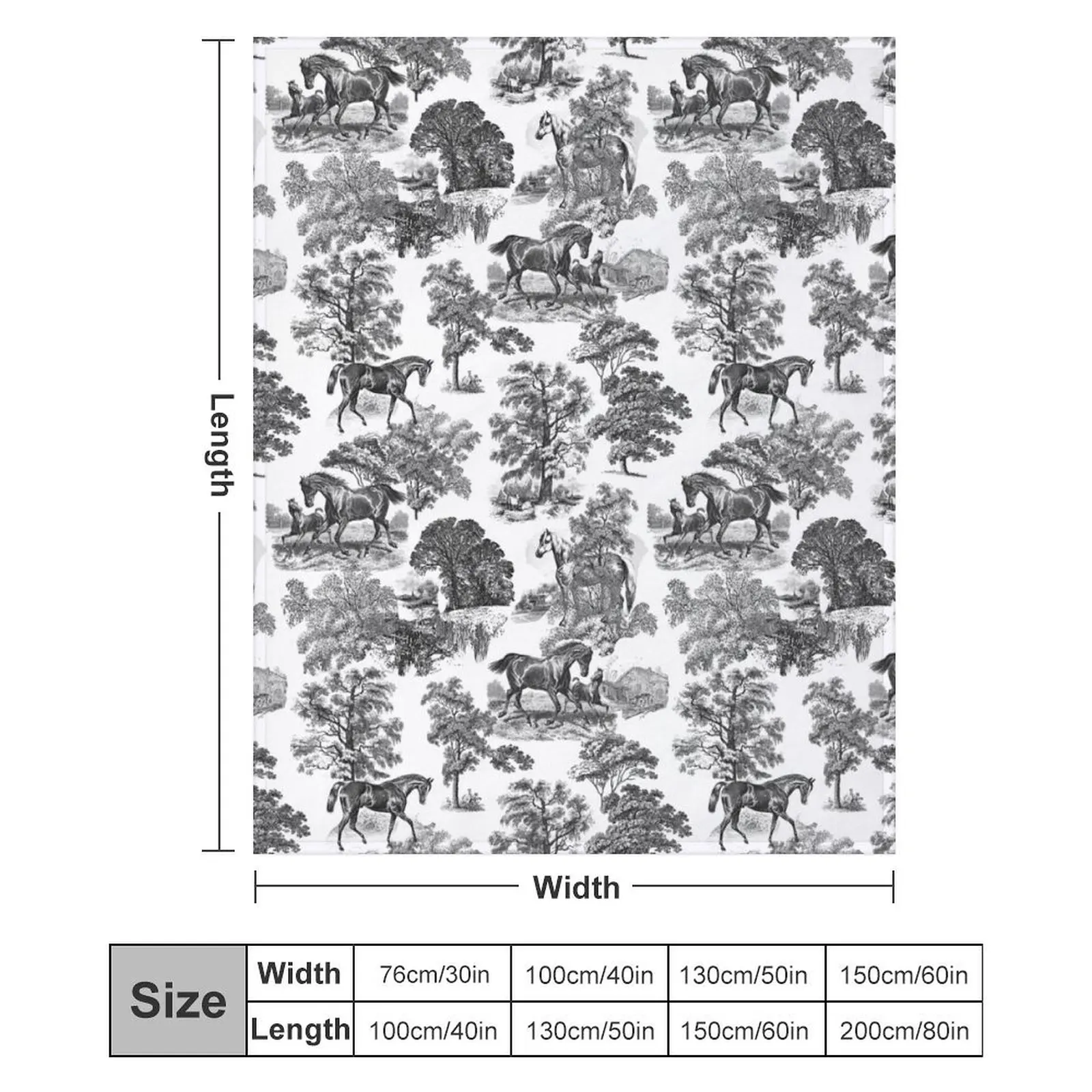 Новое стильное элегантное деревенское черно-белое французское одеяло с узором в