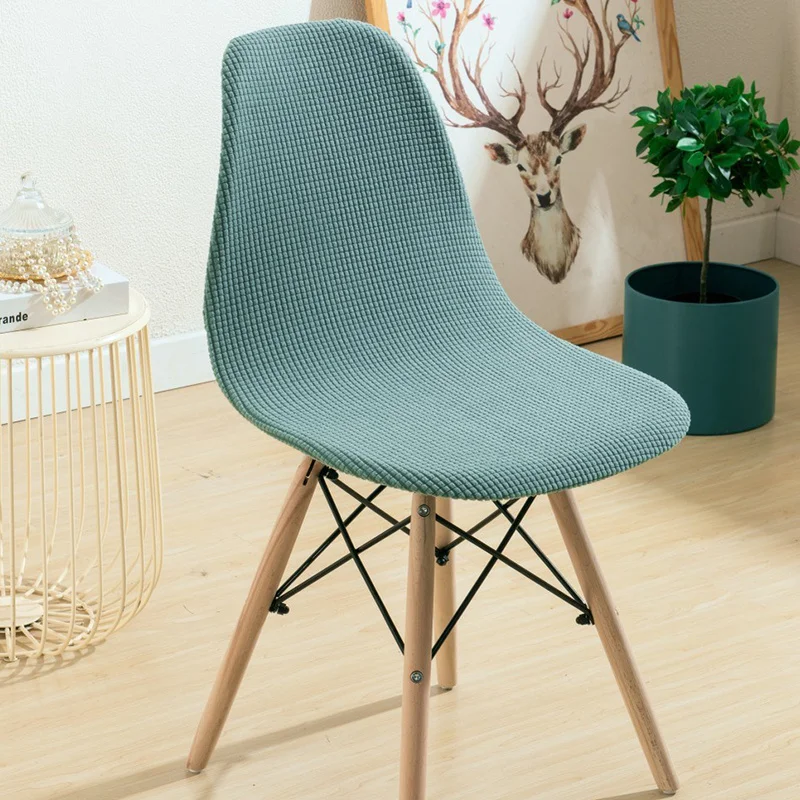 

Solid Office Chairs Cover Nordic Elastic Eames Chair Cove Seat Covers Waterproof Housse De Chaise for Hotel Home Decoration
