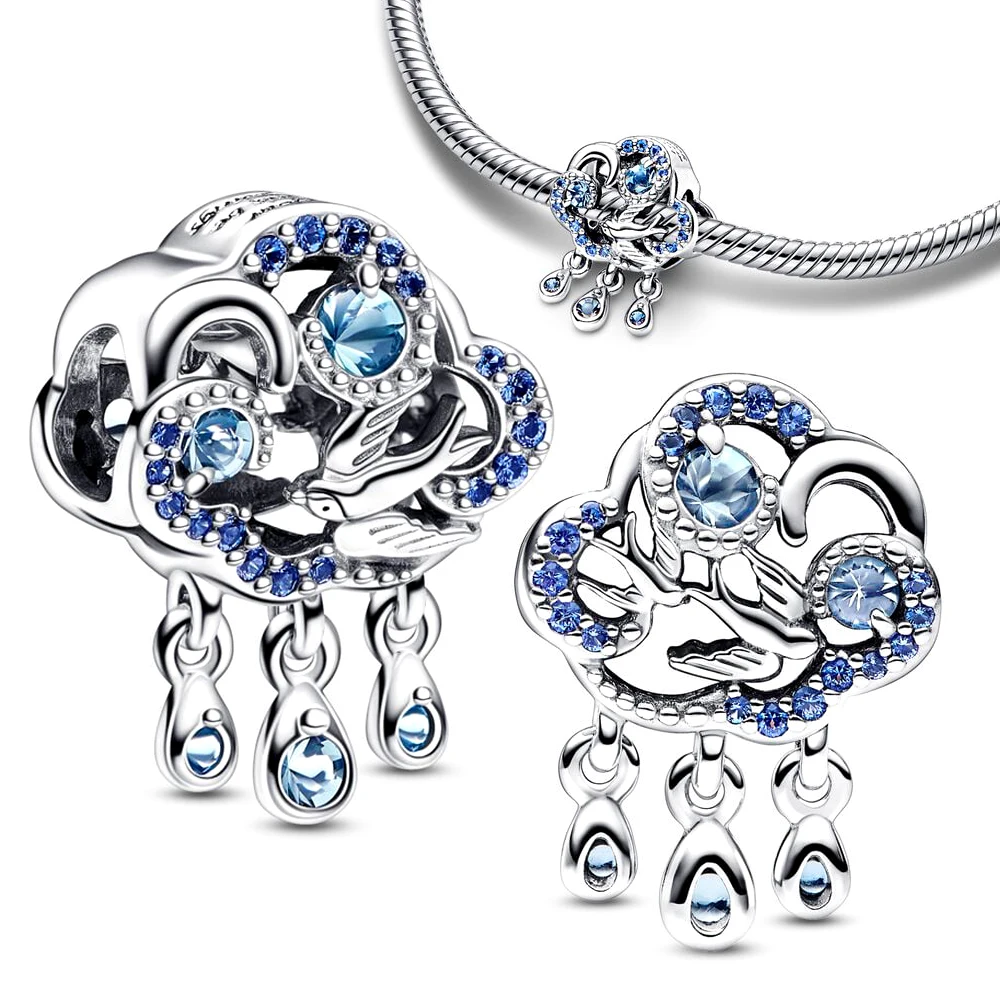 

Подвески-бусины из серебра 925 пробы для браслета