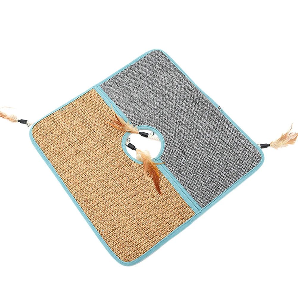 

Playing Board Kitten Toys Mat Scratching Pad Nail Scraper Sofa Cat Teaser Pet Grinding Protecting Furniture Sisal Carpet