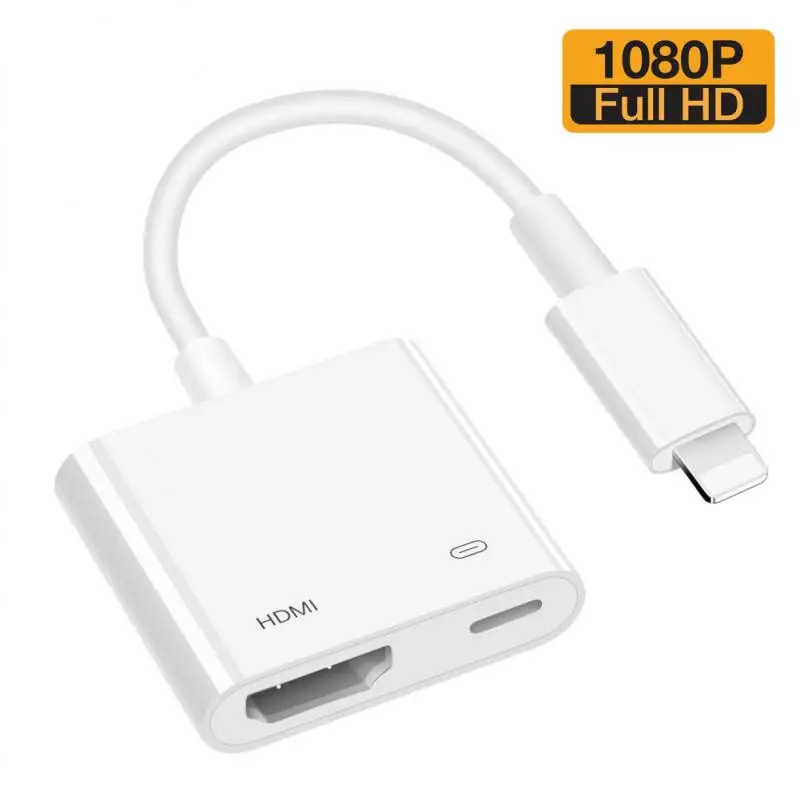 Разветвитель-конвертер с Lightning на HDMI 2 порта 1080P |