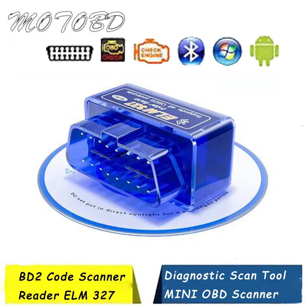 OBD OBDII сканер Супер Мини ELM327 Bluetooth V2.1 для Android Elm 327 2 1 Torque поддержка считыватель