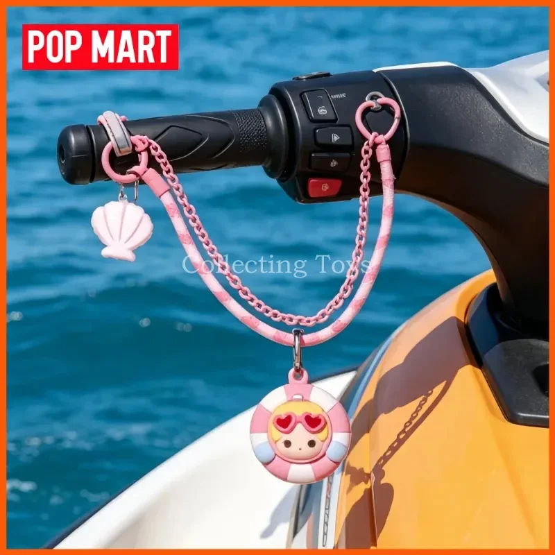 Фото Оригинальный брелок-подвеска Pop Mart Island Vacation, многофункциональная игрушка-сувенир, портативное украшение для путешествий, праздничный подарок №3