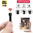 HD 4K DIY портативная Wi-Fi IP мини камера IP P2P Беспроводная сетевая камера Удаленный просмотр ночного видения микрокамера поддержка 128 Гб tf карты