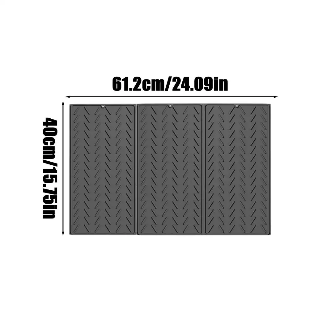 

Силиконовый складной коврик для посуды