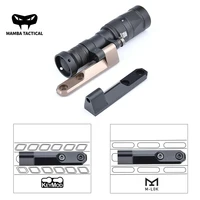 wadsn flashlight adjustable surfire m640 base guide side fold m640b m640c m340 m340c weapon scout light m lok keymod accessori