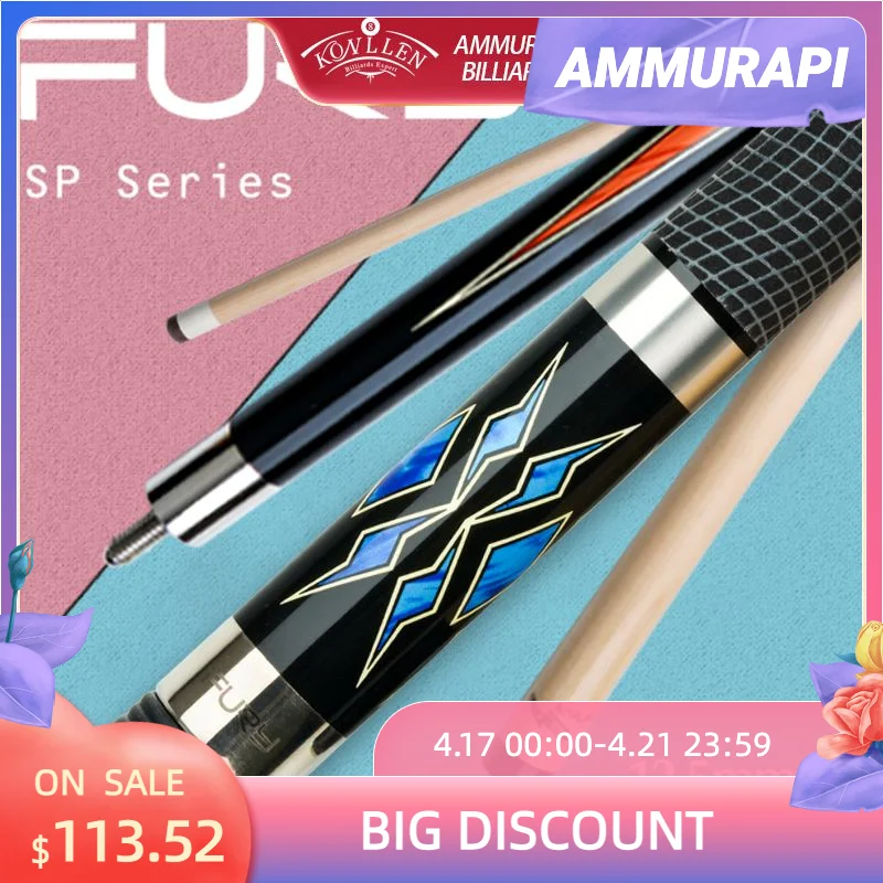 

FURY Pool Cue stick SP Series Pool Cue 12.5mm Tiger Red Line Tip American Maple Shaft XTC Ferrule Function Ground Billiard cues