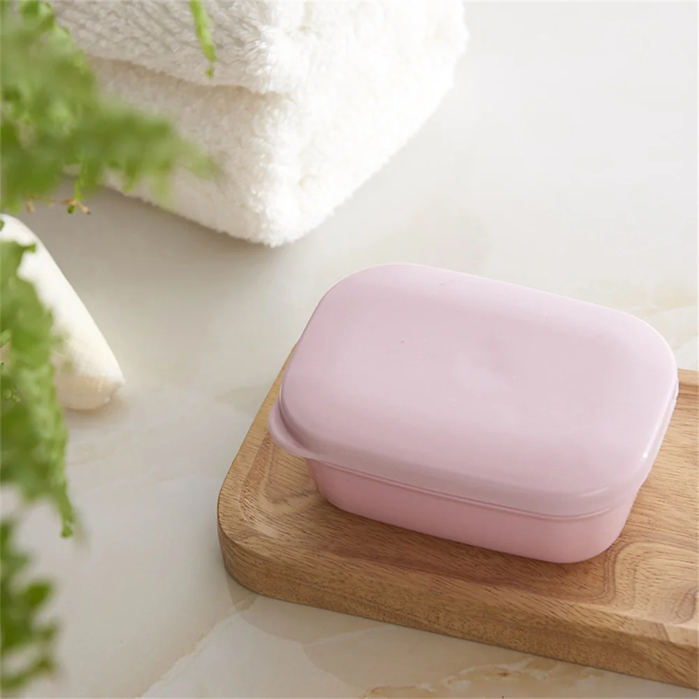 

Square Bag Soap Dish Portable Drain Soap Box Waterproof Sealed Soap Storage Rack Bathroom Accessories Travel Storage Box