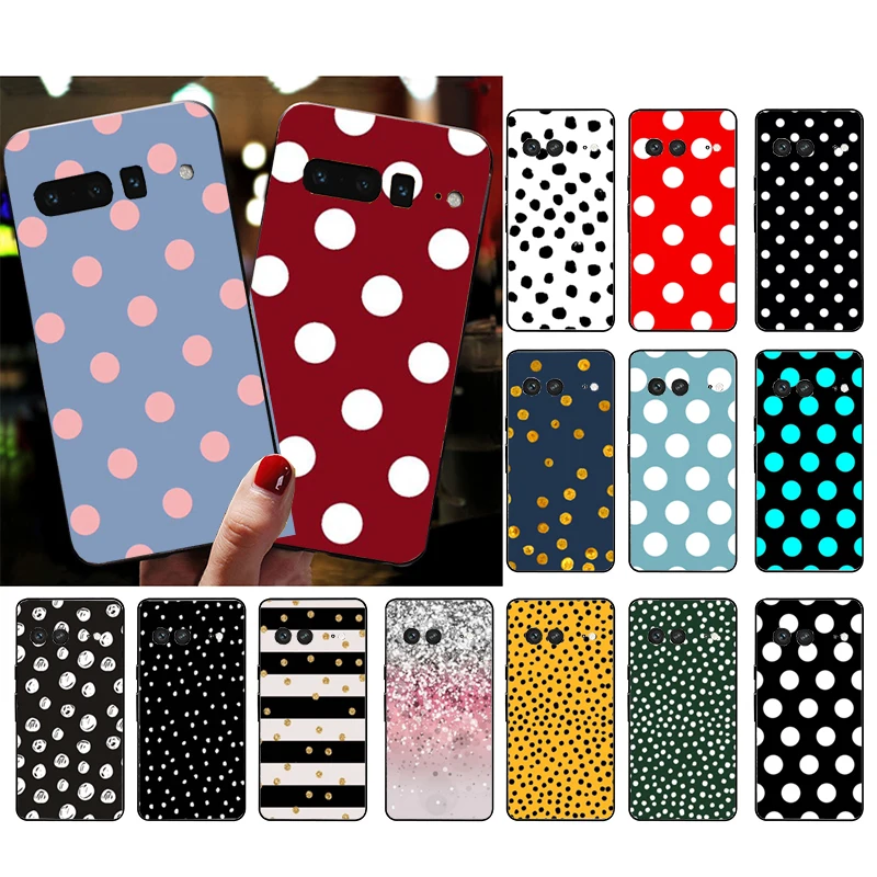 

Phone Case for Google Pixel 7 Pro 7 6A 6 Pro 5A 4A 3A Pixel 4 XL Pixel 5 6 4 3 XL 3A XL 2 XL Polka dot