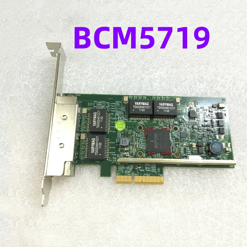

Оригинальная сетевая карта BCM5719, 4-портовая гигабитная Pcie сетевая карта KH08P TMGR6 R720 R730