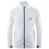 new golf apparel mens casual sports stand collar long sleeve zipper summer golf apparel mens jacket golf jacket men 2022