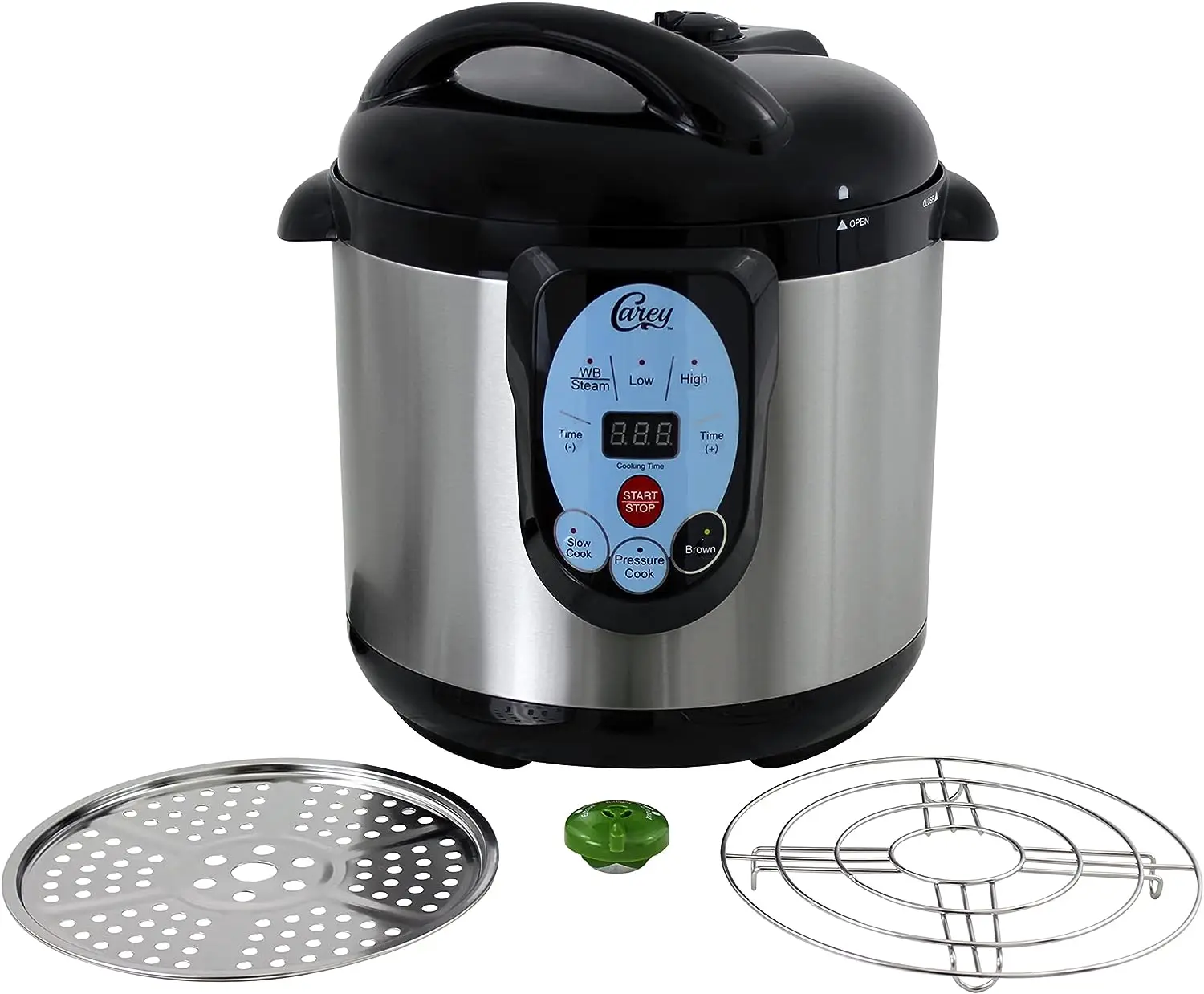 

DPC-9SS Smart Pressure Cooker and Canner, Stainless Steel, 9.5 Qt